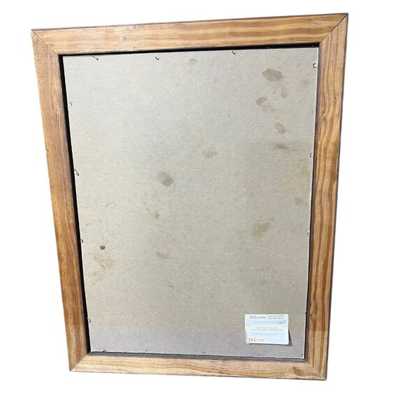 Fern Beckham Compassionate Christ Vintage Framed Print Religious Art 19x15 - Picture 4 of 6